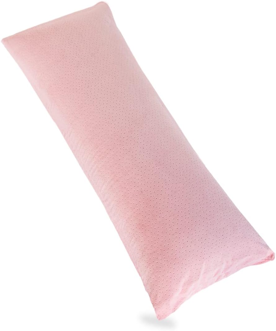 Body Pillow, Cooling Memory Foam Body Pillows for Adults Sleeping, Long Pillow for Bed, Big Large Firm Full Body Pillow for Side Sleeper, 20x54 Inch, White
