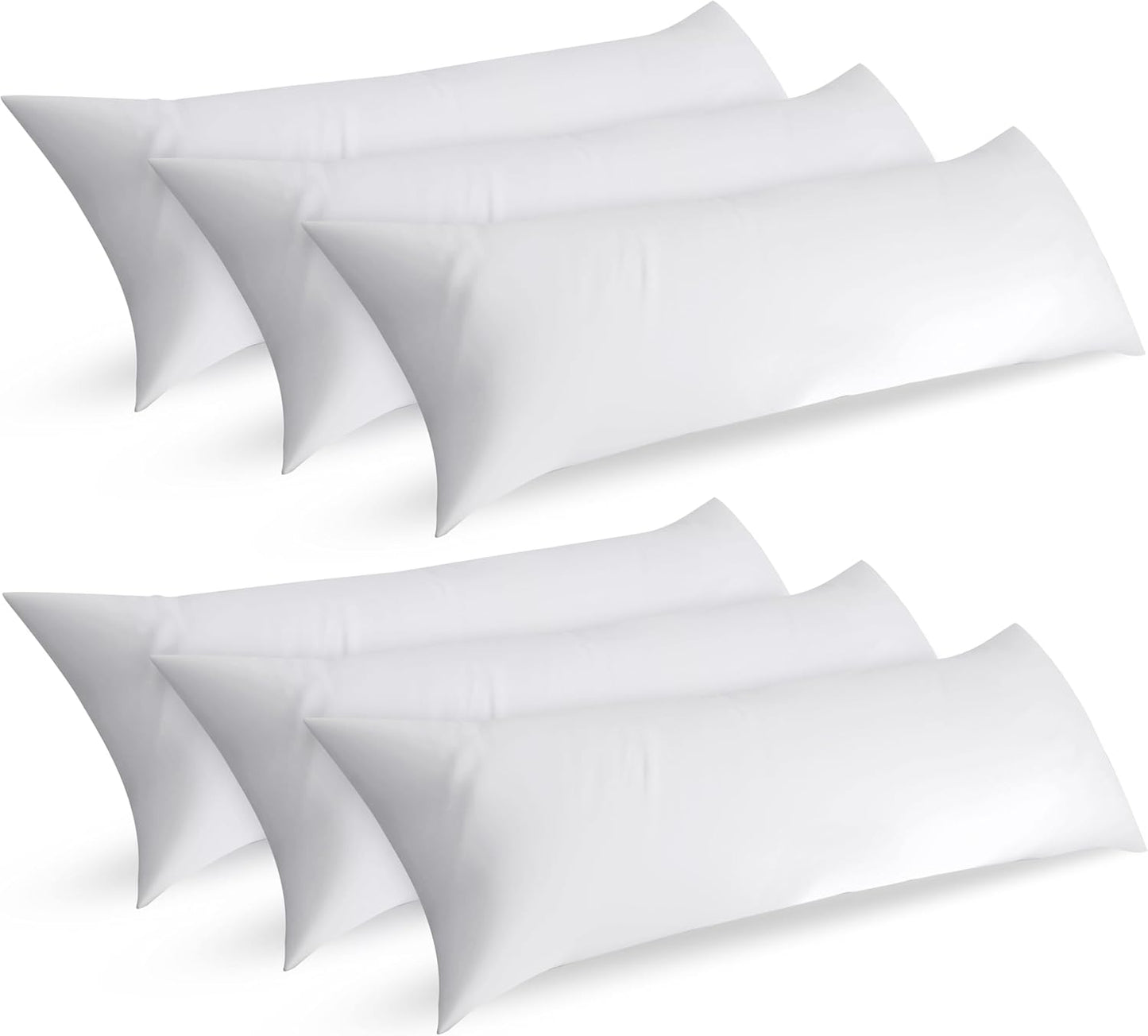 Utopia Bedding Full Body Pillow for Adults (White, 20 x 54 Inch), Long Pillow Insert for Sleeping, Ideal for Side Sleepers