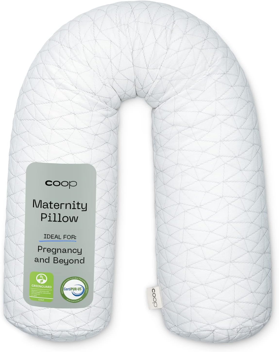 Coop Home Goods Original Adjustable Body Pillow, 20x54 Long Pillow for Back, Shoulder, Hip and Knee Support, Side Sleeper Body Pillows for Adults with Memory Foam & Washable Cover
