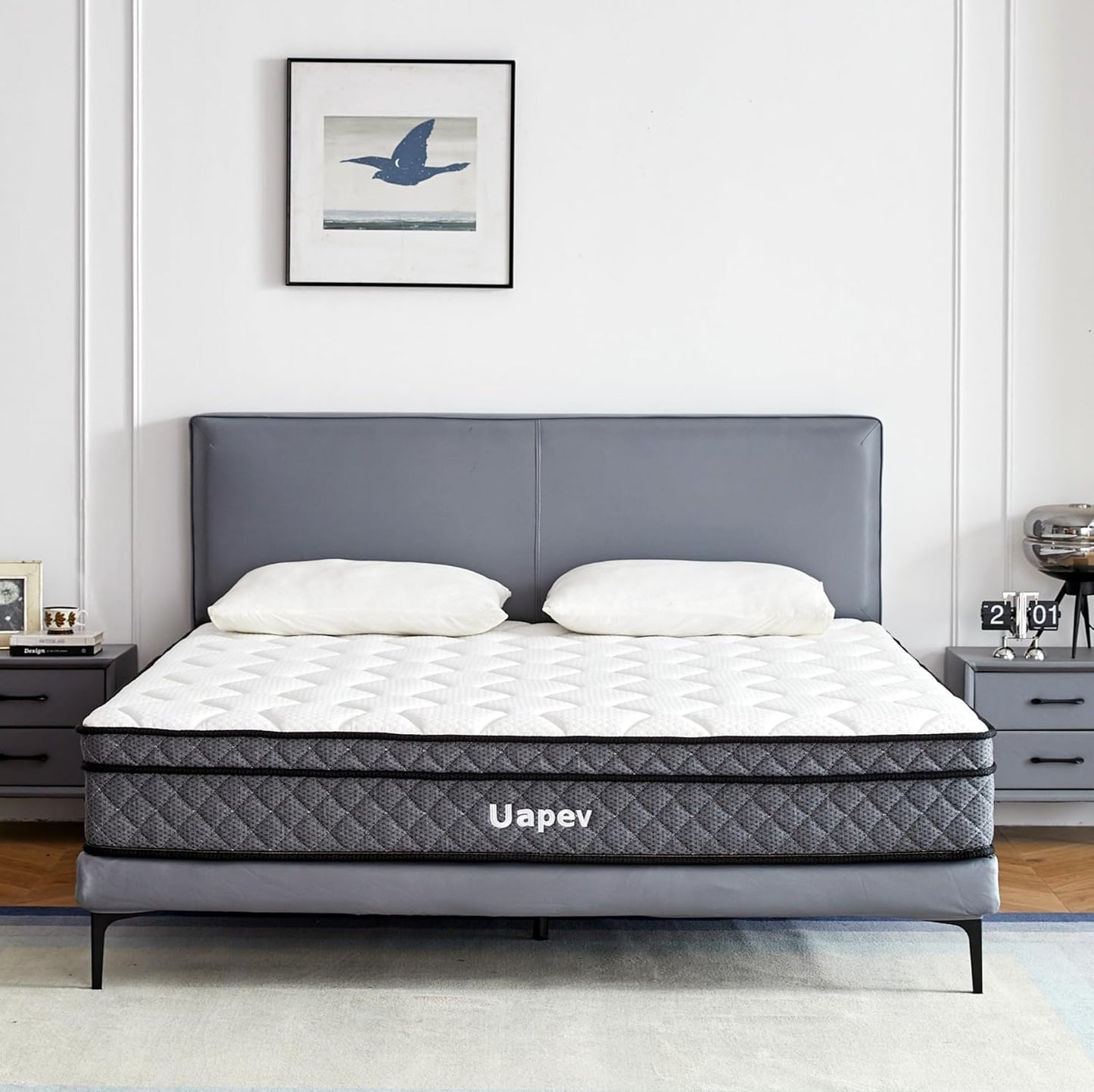 Queen Mattresses,10 Inch Queen Size Mattress in A Box, Memory Foam Hybrid Mattress with Individual Pocket Spring for Motion Isolation & Strong Edge Support, Stress & Pressure Relief,CertiPUR-US