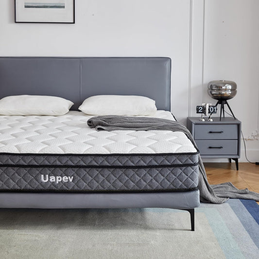 Queen Mattresses,10 Inch Queen Size Mattress in A Box, Memory Foam Hybrid Mattress with Individual Pocket Spring for Motion Isolation & Strong Edge Support, Stress & Pressure Relief,CertiPUR-US