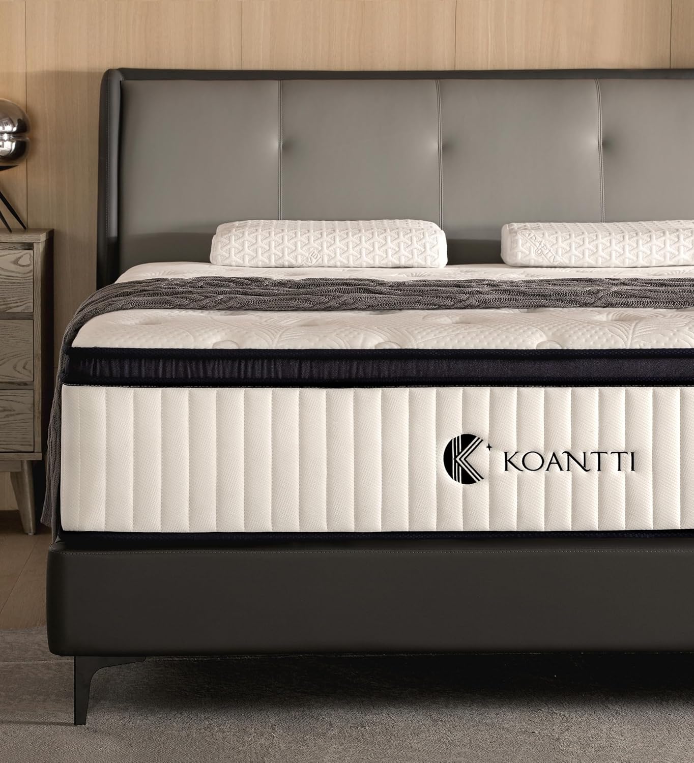 Queen Mattress,12 Inch Queen Size Mattresses Memory Foam Hybrid White Mattress in a Box,with Provide Support and Improve Sleep Mattresses,Medium Firm,CertiPUR-US.