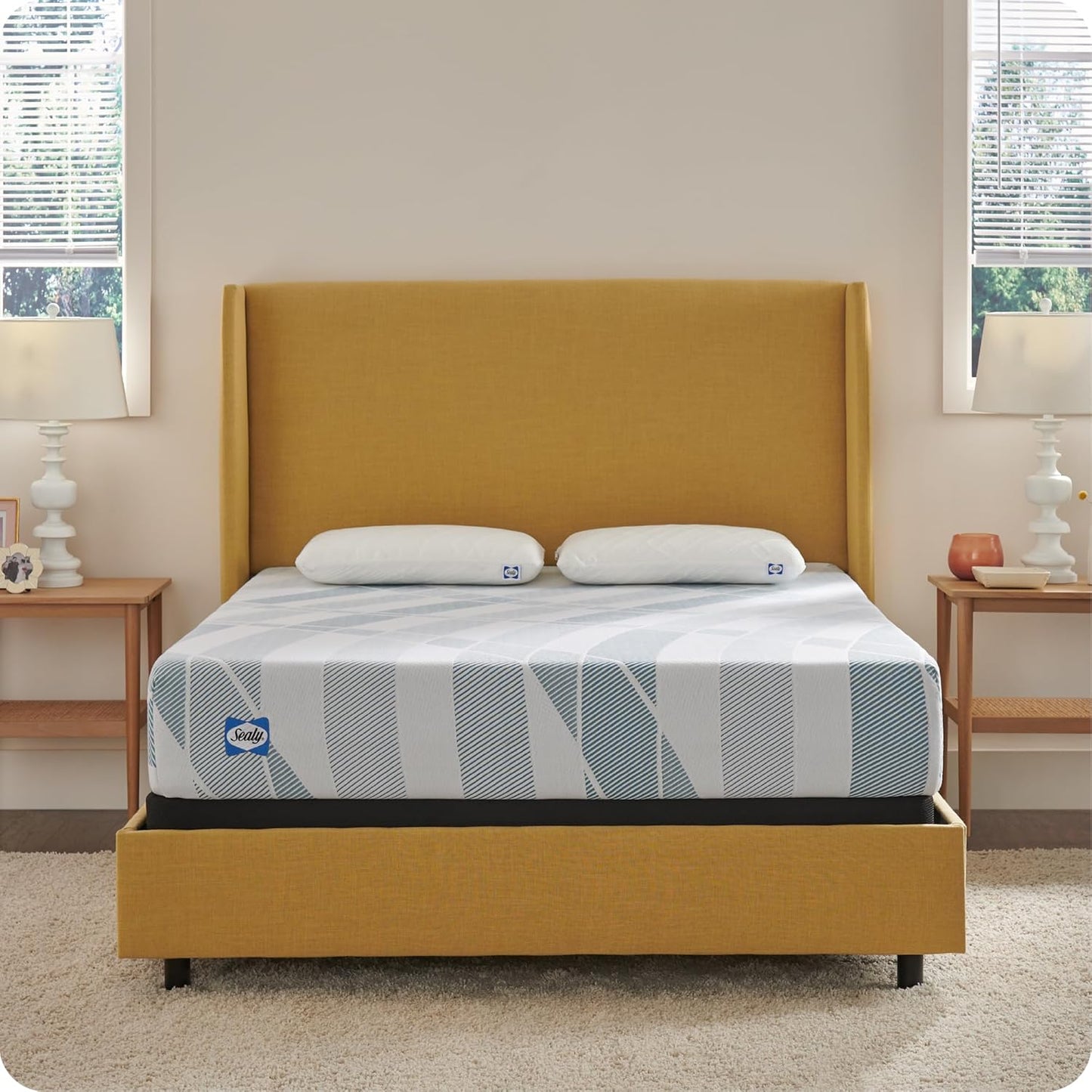 Sealy Dreamlife 12” Hybrid Mattress-in-a-Box, King, SealyComfort Gel Memory Foam, SealyResponsive Encased Coils, Surface-Guard Technology