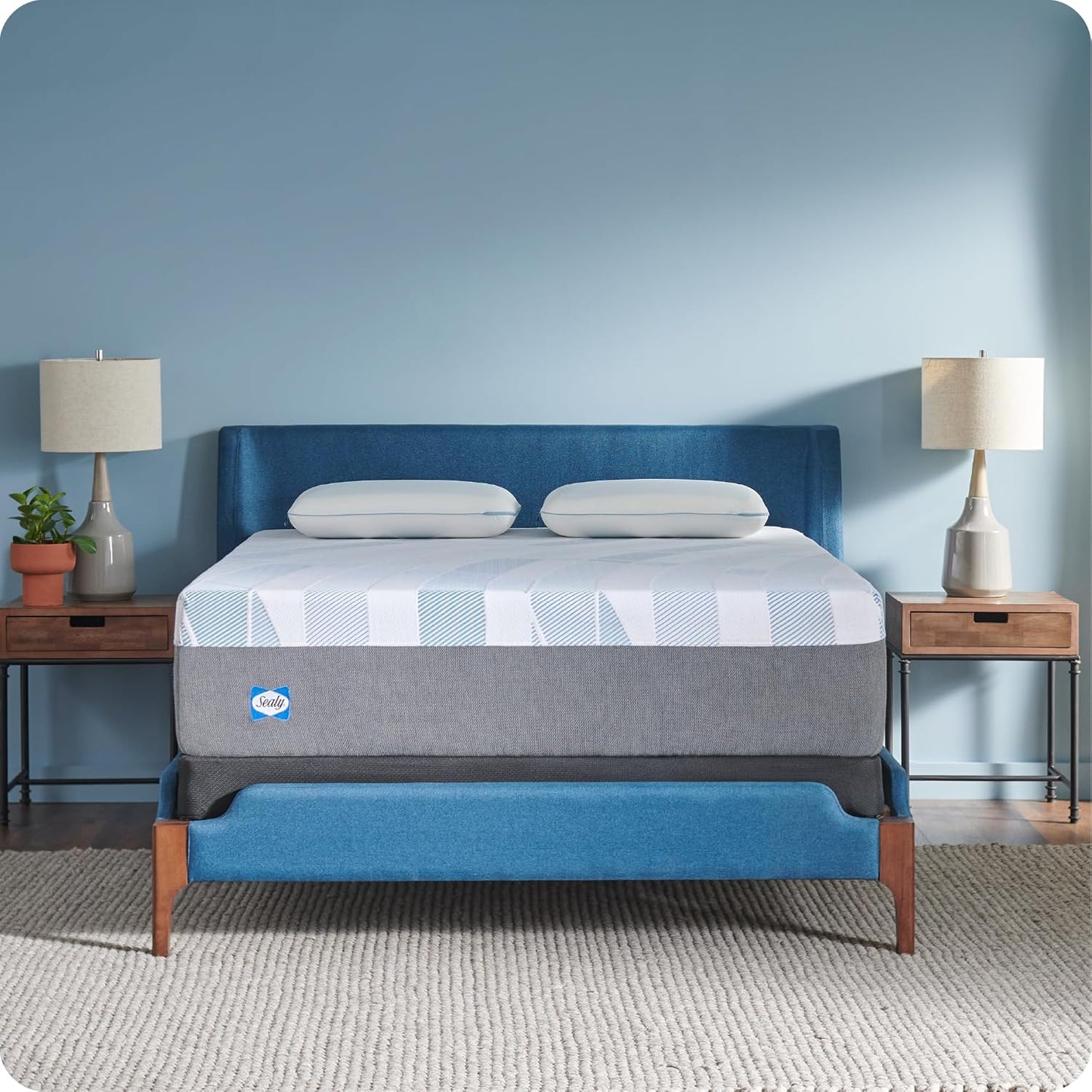 Sealy Dreamlife 12” Hybrid Mattress-in-a-Box, King, SealyComfort Gel Memory Foam, SealyResponsive Encased Coils, Surface-Guard Technology