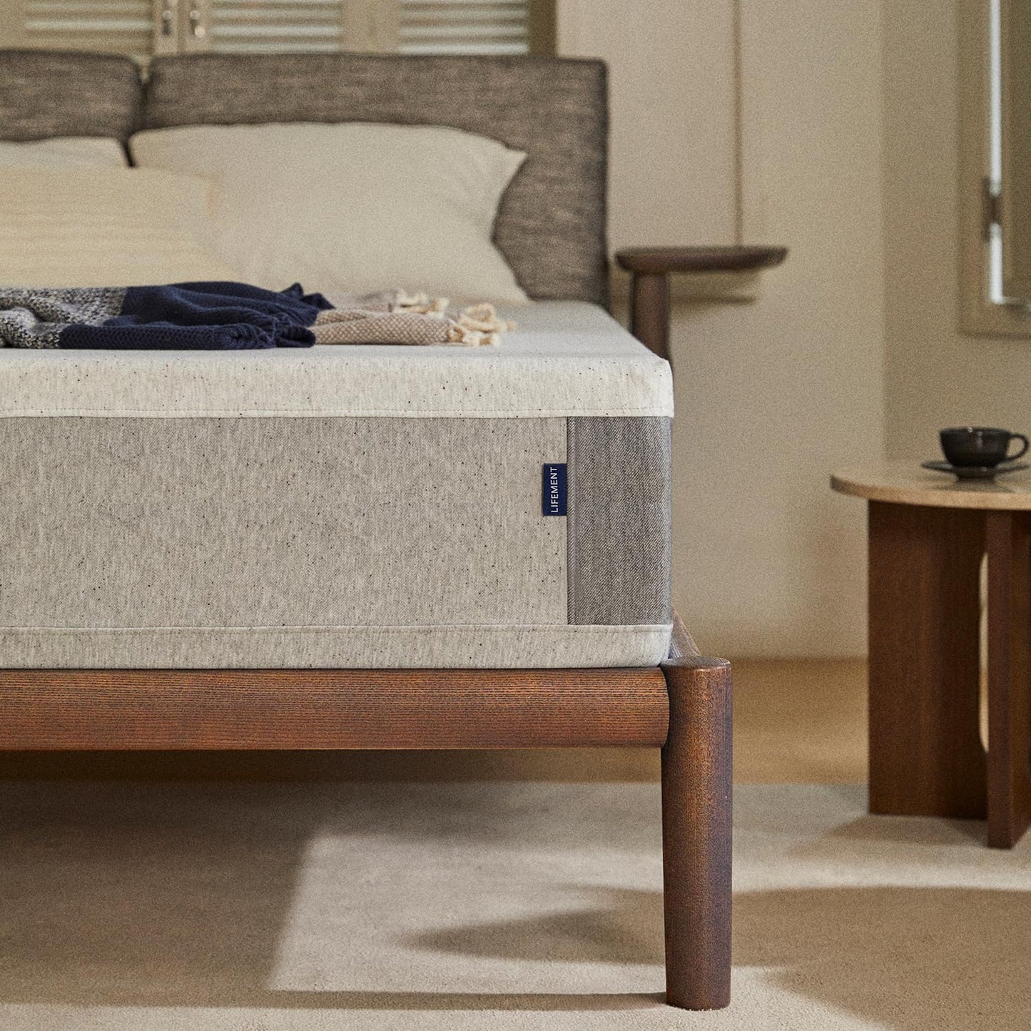 LIFEMENT, Essential 12 Inch Graphite Infused Memory Foam Mattress, Medium Firm, Fiberglass Free, Pressure Relief, Safe & Certified Foams & Cover, 10-Year Warranty, Mattress in a Box, Queen