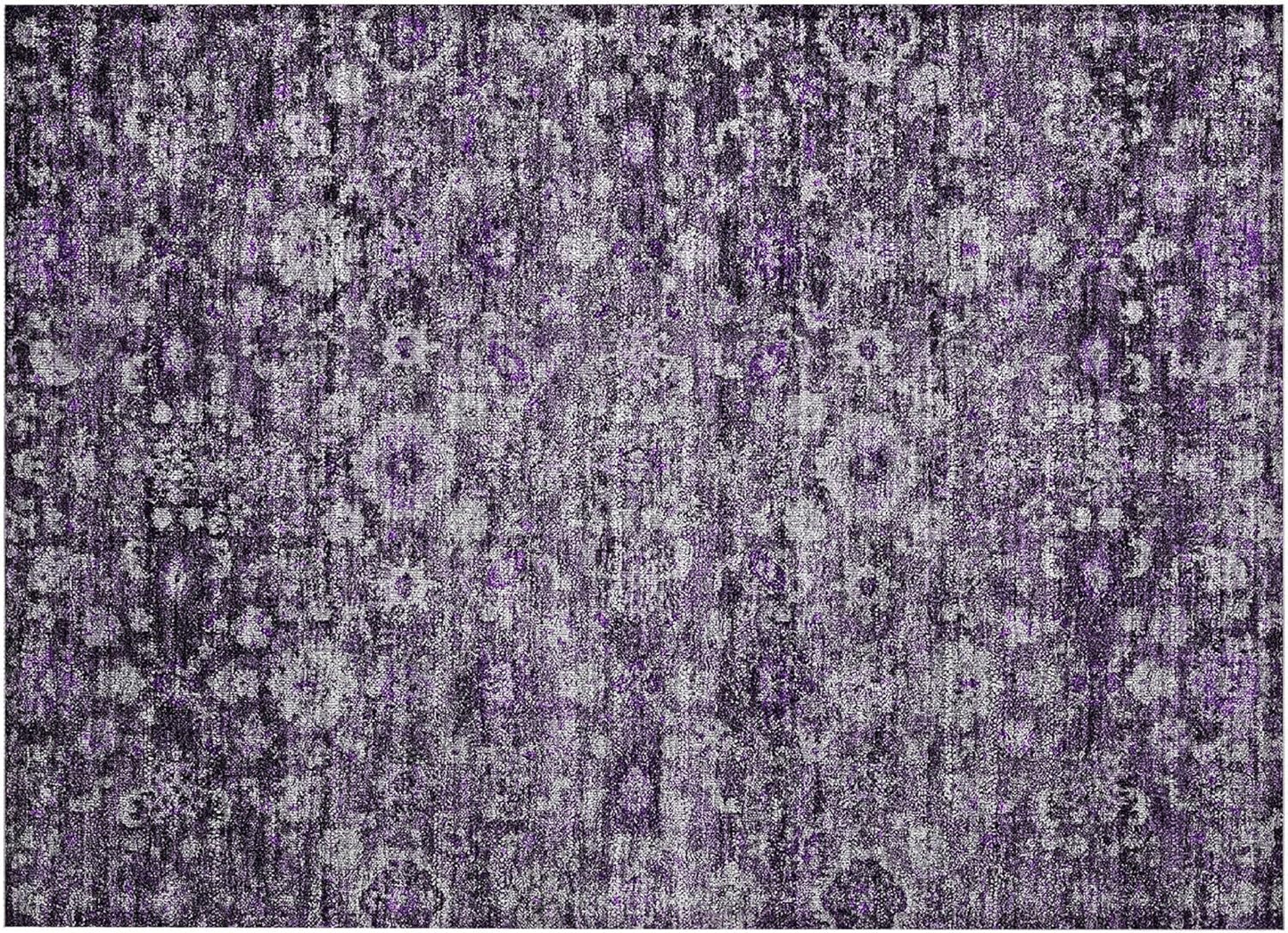 Addison Rugs Chantille ACN651 Purple 8' x 10' Indoor Outdoor Area Rug, Easy Clean, Machine Washable, Non Shedding, Bedroom, Living Room, Dining Room, Kitchen, Patio Rug